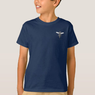 T-shirt Illustration Antique d'Insecte de Bourdon Reine Ab