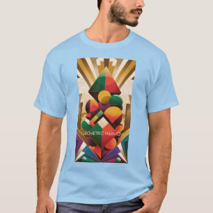 T-shirt Illustration Art Déco Futuriste Vibrante