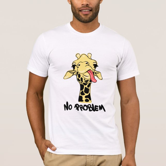 T-shirt illustration avec images et texte de girafes (Devant)