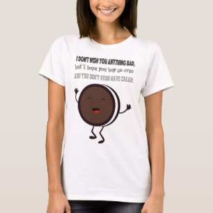 T-shirt Illustration avec une citation au sujet d'Oreo