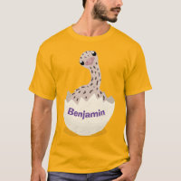 Illustration d'autruche pour bébé à couver mignon