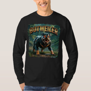 T-shirt Illustration de Botweiler – Rottweiler Robot Drôle