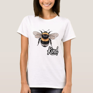 T-shirt Illustration de bourdon mignon - Soyez gentil - So