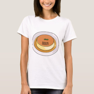 T-shirt Illustration de caramel de crème