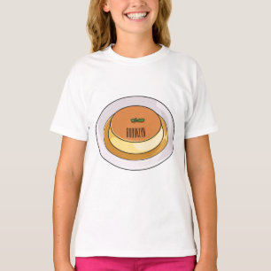 T-shirt Illustration de caramel de crème