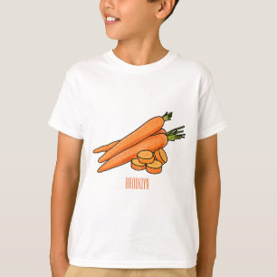 T-shirt Illustration de carotte