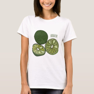 T-shirt Illustration de chaux Kaffir