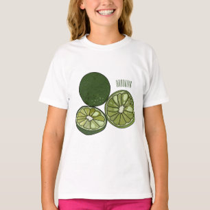T-shirt Illustration de chaux Kaffir
