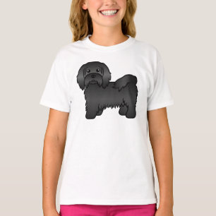 T-shirt Illustration de chien de dessin mignon du Havanais