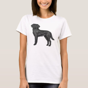 T-shirt Illustration de chien mignon Labrador Retriever no