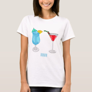 T-shirt Illustration de cocktail