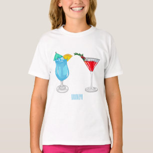 T-shirt Illustration de cocktail