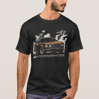 T-shirt Illustration de conduite automobile
