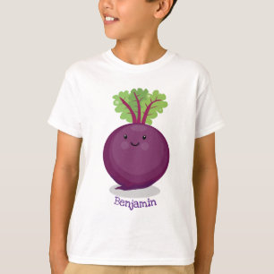 T-shirt Illustration de cuisine de betterave rouge mignonn