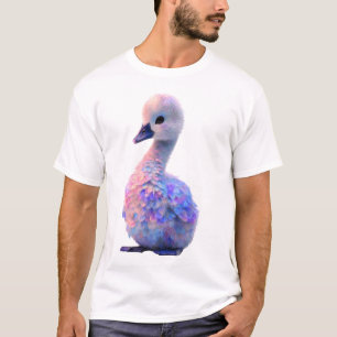 T-shirt Illustration de Cygne Pastel Iridescent Rêveuse po