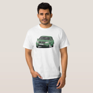 T-shirt Illustration de Dacia Sandero - vert
