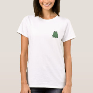 T-shirt Illustration de dessin animé de grenouille verte d