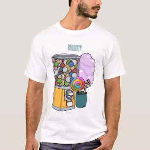 T-shirt Illustration de dessin de bonbon
