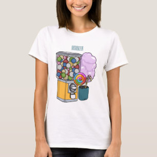 T-shirt Illustration de dessin de bonbon