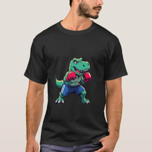T-shirt Illustration de dessin de dinosaure en boîte