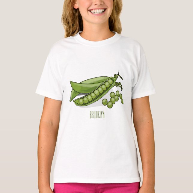 T-shirt Illustration de dessin de pois (Devant)