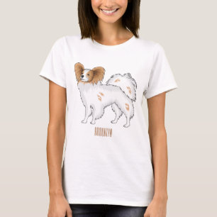 T-shirt Illustration de dessin pour chien de Papillon