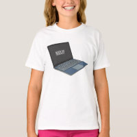 Illustration de dessin sur ordinateur portable