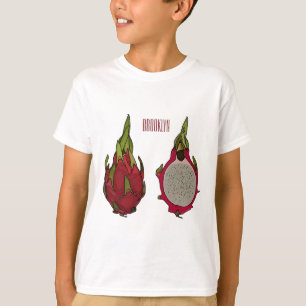 T-shirt Illustration de dragon fruit