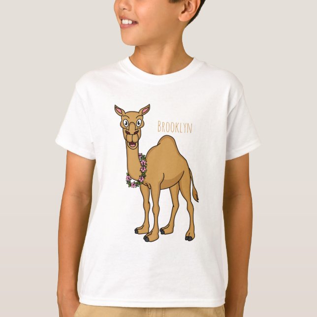 T-shirt Illustration de dromadaire (Devant)