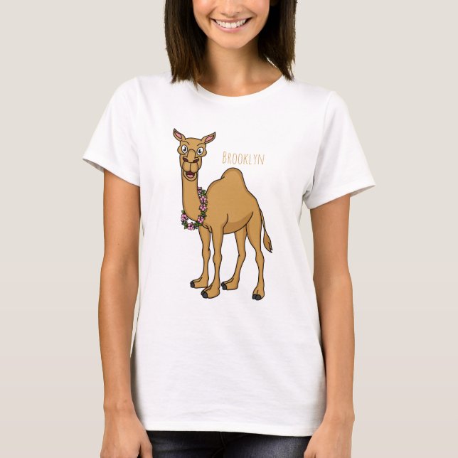 T-shirt Illustration de dromadaire (Devant)