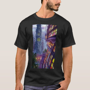 T-shirt Illustration de fenêtres en verre tendu sur Deco B