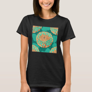 T-shirt Illustration de fleur de chrysanthème jolie Unique