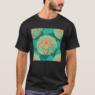 T-shirt Illustration de fleur de chrysanthème jolie Unique