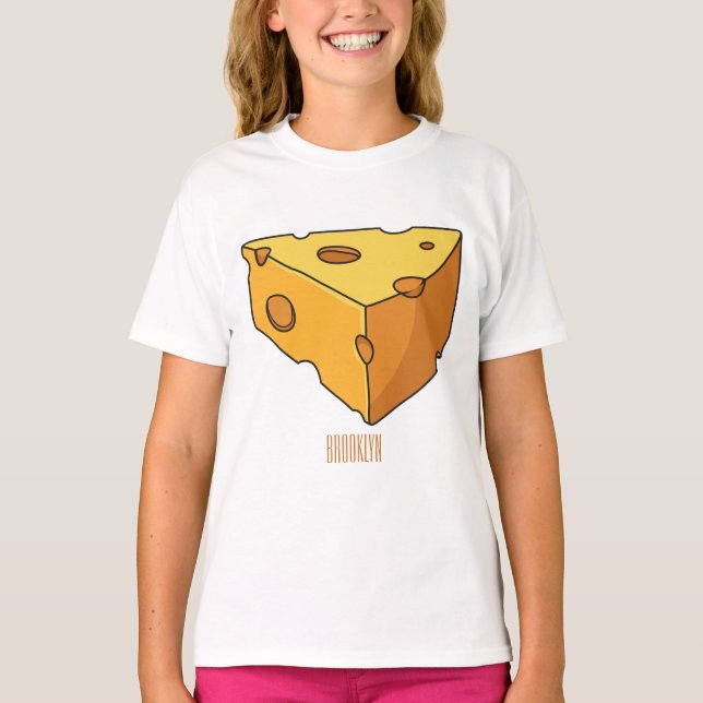 T-shirt Illustration de fromage (Devant)