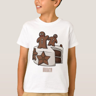 T-shirt Illustration de gâteau de pain d'épices