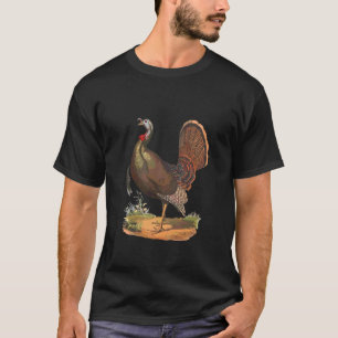 T-shirt Illustration de gibier dindon sauvage