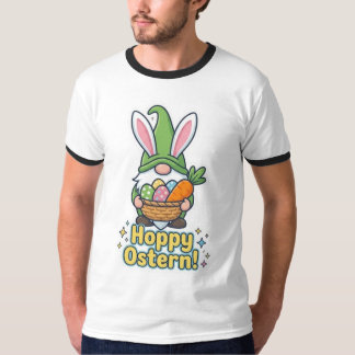 T-shirt Illustration de gnome "Hoppy Easter" de haute qual