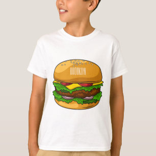 T-shirt Illustration de Hamburger