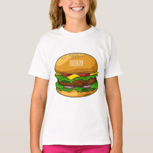 T-shirt Illustration de Hamburger