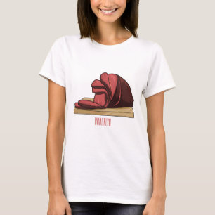 T-shirt Illustration de jambon
