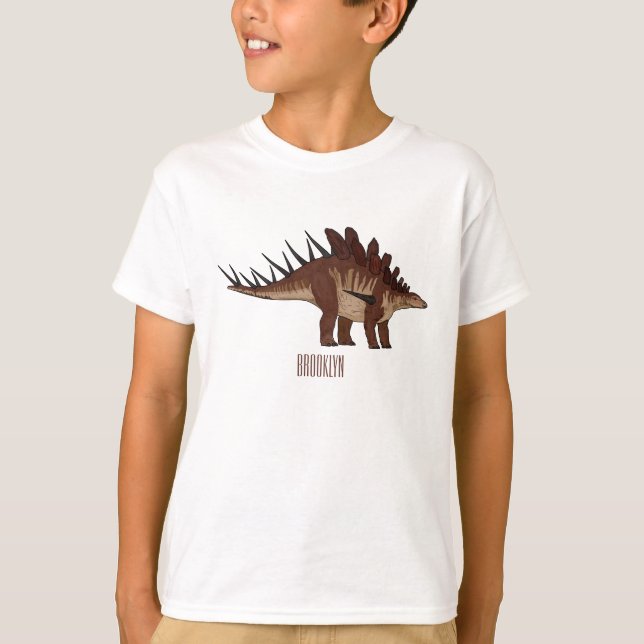 T-shirt Illustration de Kentrosaurus (Devant)