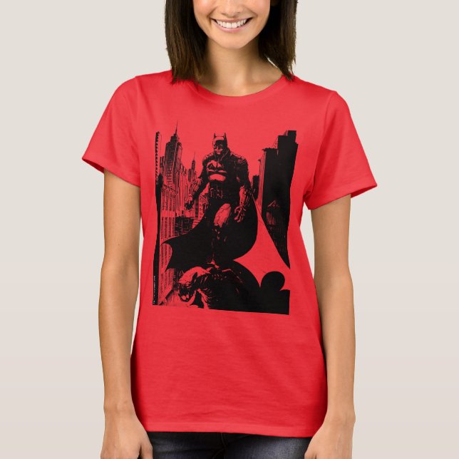T-shirt Illustration de la bande dessinée de Batman (Devant)