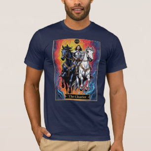 T-shirt Illustration De La Carte Tarot, Le Chariot