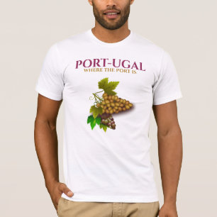T-shirt Illustration de la cave à vin Port-ugal
