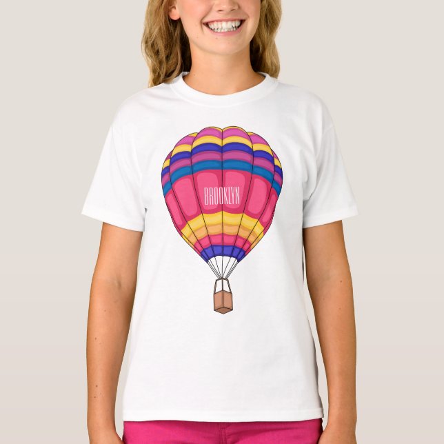 T-shirt Illustration de la montgolfière (Devant)