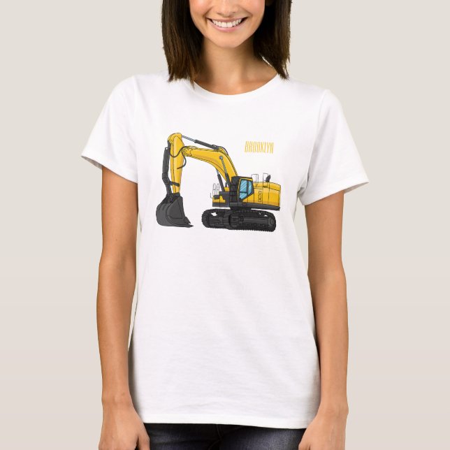 T-shirt Illustration de la pelle Crawler (Devant)