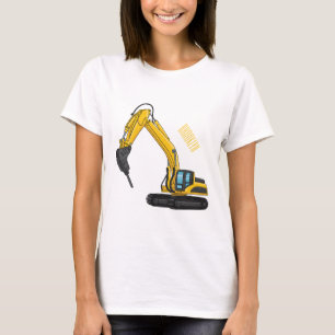 T-shirt Illustration de la pelle de rupture