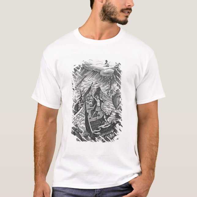 T-shirt Illustration "de l'Aeneid" par Virgil (Devant)