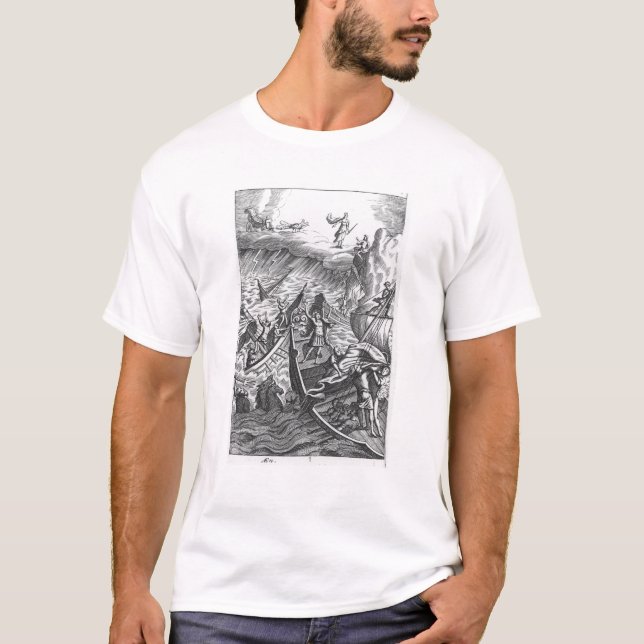 T-shirt Illustration "de l'Aeneid" par Virgil (Devant)
