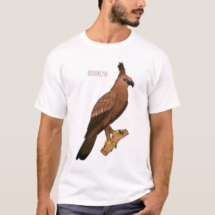 T-shirt Illustration de l'aigle à faucon de Javan